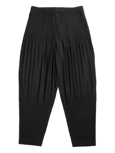 Homme Plissé Issey Miyake plissé trousers - Black