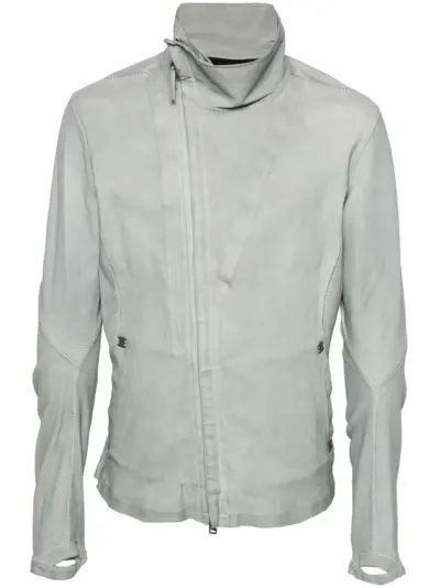 Isaac Sellam Experience Imparable Crassepouille leather jacket - Blue