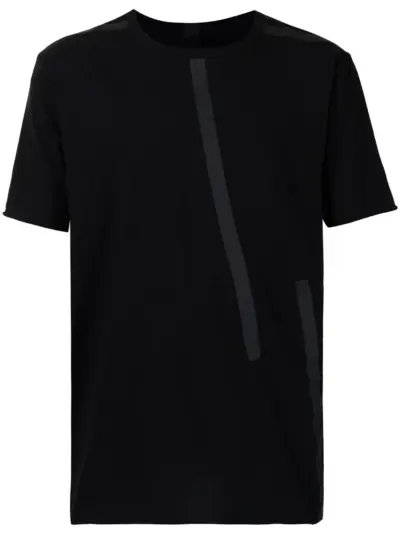 Isaac Sellam Experience tape-detail short-sleeved T-shirt - Black