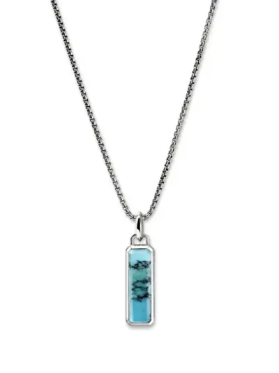 John Hardy Turquoise Talisman necklace - Silver