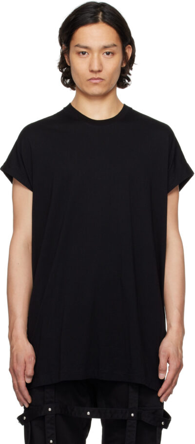 Julius Black Cotton Jersey Sleeveless T-shirt
