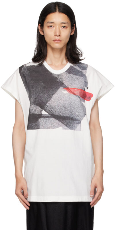 Julius White Printed T-Shirt