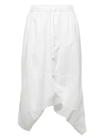 Julius drawstring trousers - White