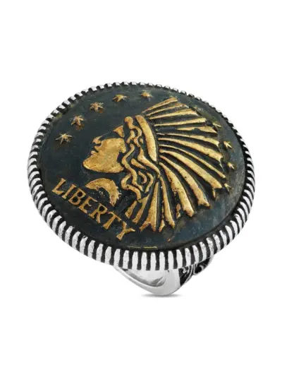 King Baby Statement Headdress ring - Silver