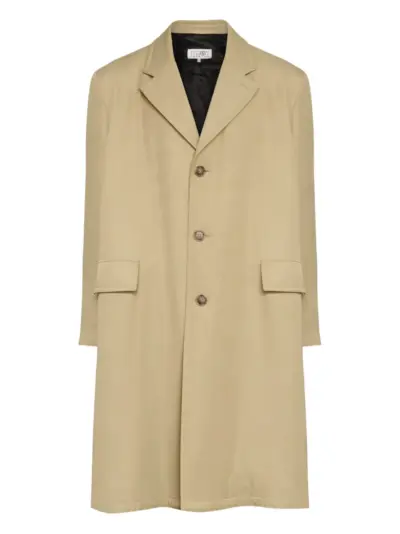 MM6 Maison Margiela single-breasted coat - Neutrals