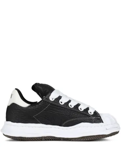 Maison MIHARA YASUHIRO Blakey leather lace-up sneakers - Black