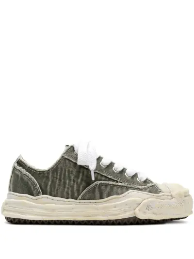 Maison MIHARA YASUHIRO Hank denim low-top sneakers - Grey