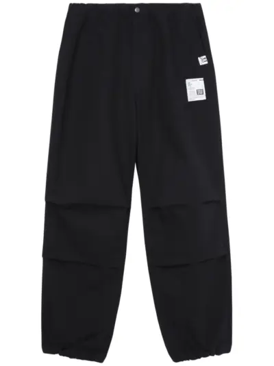 Maison MIHARA YASUHIRO cotton wide-leg trousers - Black
