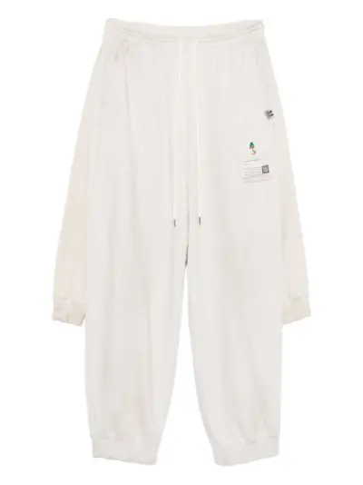 Maison MIHARA YASUHIRO layered cotton track pants - Grey