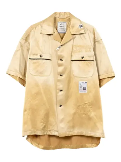 Maison MIHARA YASUHIRO short-sleeve shirt - Gold