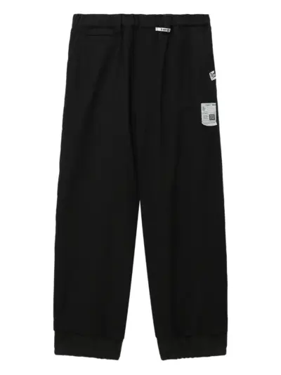 Maison MIHARA YASUHIRO wool wide-leg trousers - Black