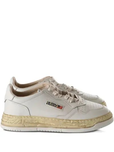 Maison MIHARA YASUHIRO x Autry perforated-leather sneakers - White