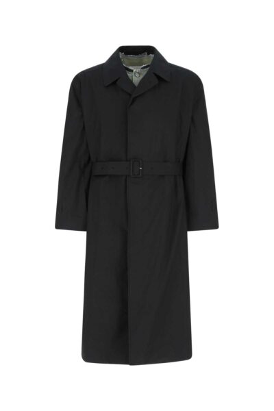Maison Margiela Dark Blue Cotton Trench Coat