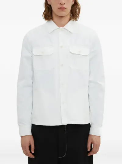 Maison Margiela cotton shirt jacket - White