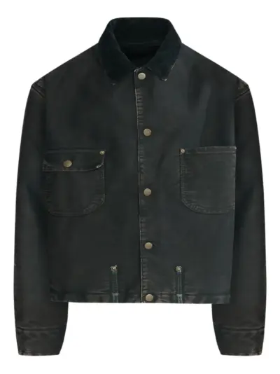 Maison Margiela patch-pockets denim jacket - Black