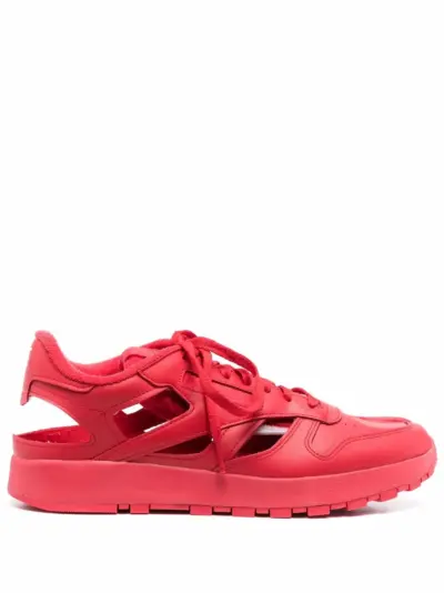 Maison Margiela signature tabi-toe sneakers - Red