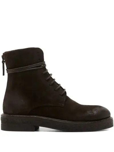Marsèll Parrucca lace-up zip boots - Brown