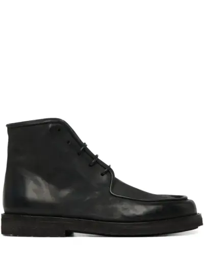 Marsèll lace-up leather desert boots - Black