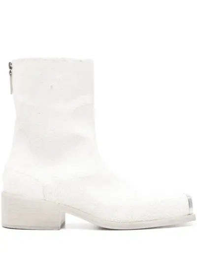 Marsèll metal-toecap ankle boots - White