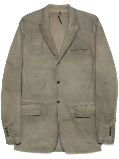 Masnada single-breasted blazer - Green