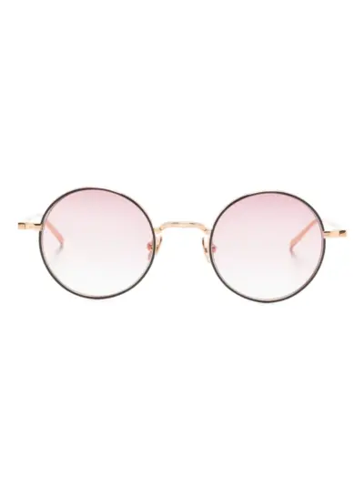 Matsuda gradient round-frame sunglasses - Pink