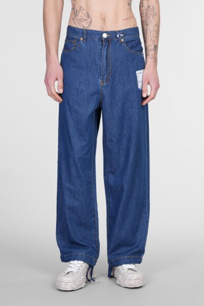 Mihara Yasuhiro Pants In Blue Cotton