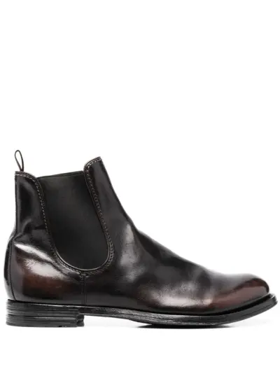 Officine Creative leather ankle boots - Brown