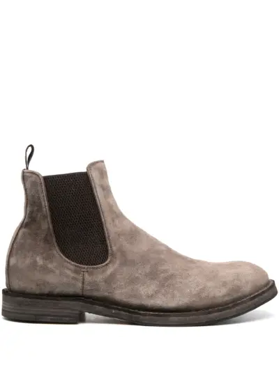 Officine Creative suede Chelsea boots - Grey