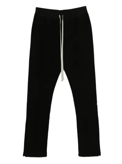 Rick Owens DRKSHDW drawstring cotton trousers - Black