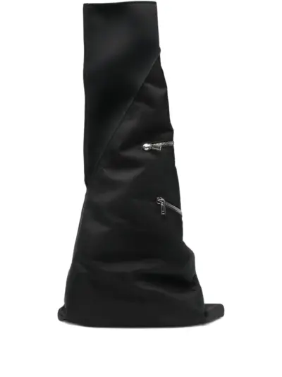 Rick Owens DRKSHDW leather biker boots - 9