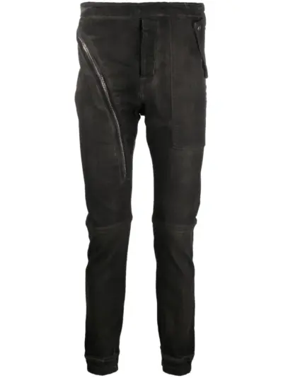 Rick Owens DRKSHDW zip-detail slim-fit jeans - Black