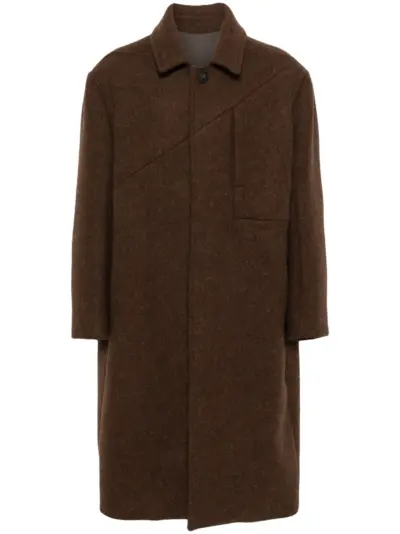 Rick Owens Jumbo Mac coat - Brown