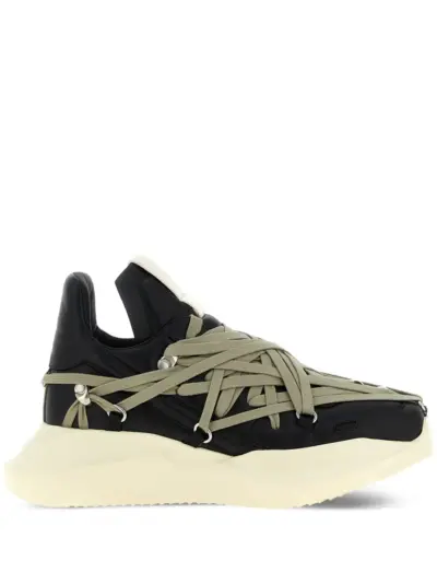 Rick Owens Megalace Geth Runner lace-up sneakers - Black