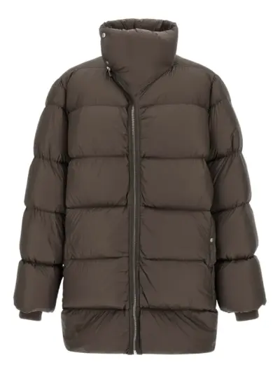 Rick Owens Turtle zip-front padded coat - Brown