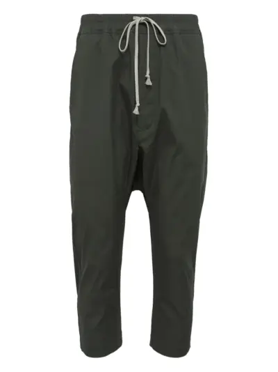 Rick Owens drawstring pocket trousers - Green