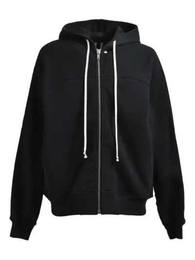 Rick Owens hooded zip-up jacket - Black