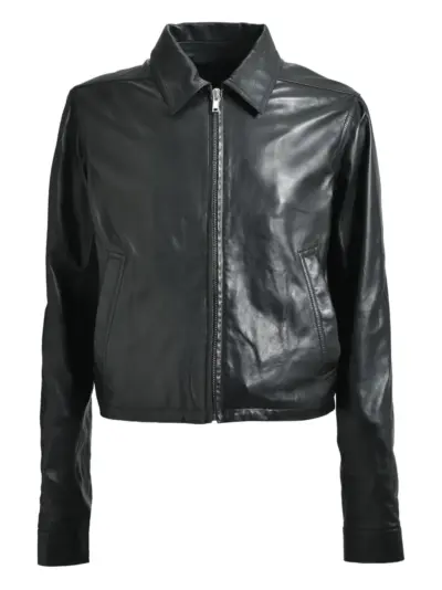 Rick Owens leather jacket - Black