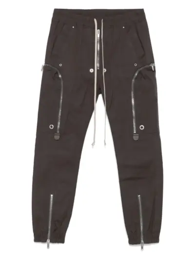 Rick Owens zip-detail cargo trousers - Grey