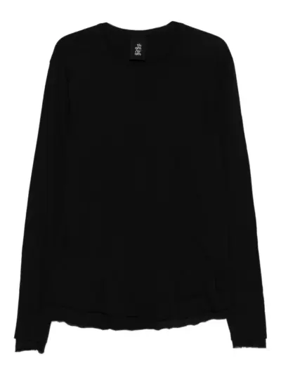 Thom Krom layered long-sleeve sweater - Black