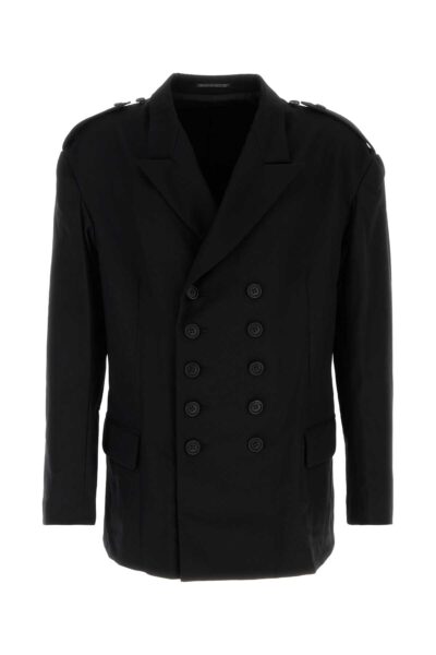 Yohji Yamamoto Black Wool Blazer