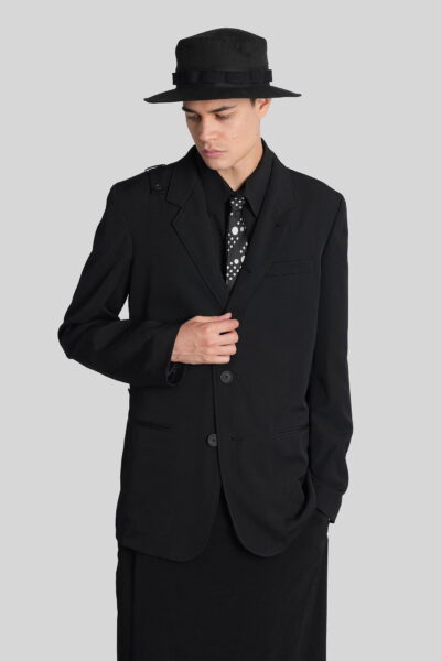 Yohji Yamamoto Blazer In Black Wool