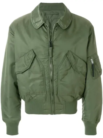1017 ALYX 9SM logo bomber jacket - Green