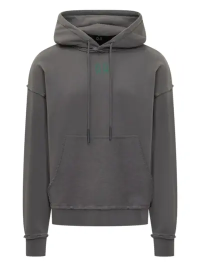 44 LABEL GROUP graphic-print hoodie - Grey