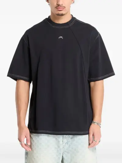 A-COLD-WALL* Millbank topstitch T-shirt - Black