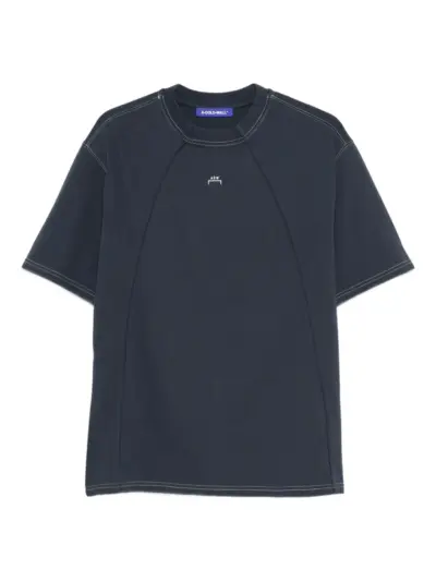 A-COLD-WALL* Millbank topstitched T-shirt - Blue