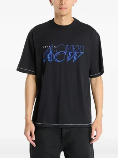 A-COLD-WALL* Serif topstitch T-shirt - Black