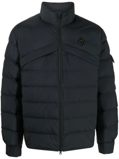 A-COLD-WALL* logo-print padded jacket - Black