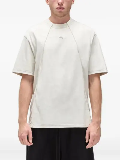 A-COLD-WALL* panelled short-sleeve T-shirt - Neutrals