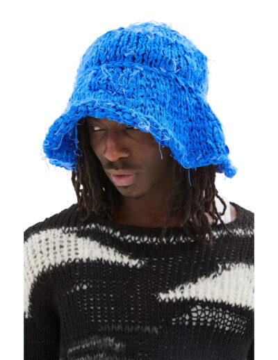 AIREI Hand Knit Khadi Silk Bucket Hat