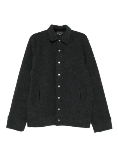 Andrea Ya'aqov wool-blend shirt jacket - Black